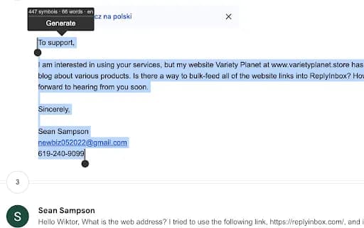 ReplyInbox - AI Email Reply Writer Fine-Tuned To Your Product/Service